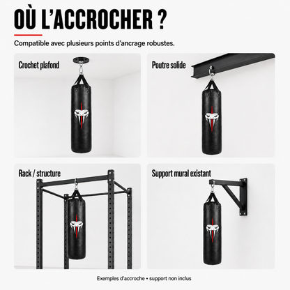 Sac de Frappe Kit Fixation Plafond MaisonDuBoxeur