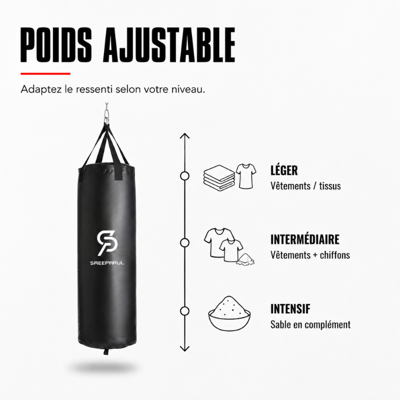 Sac de Frappe Cuir Synthétique MaisonDuBoxeur