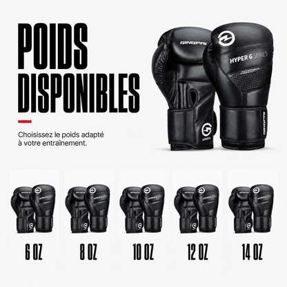 Gants de Boxe Entraînement Cuir PU MaisonDuBoxeur