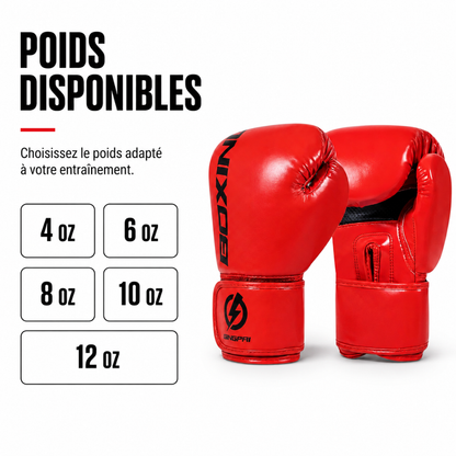 Gants de Boxe Cuir PU Premium MaisonDuBoxeur
