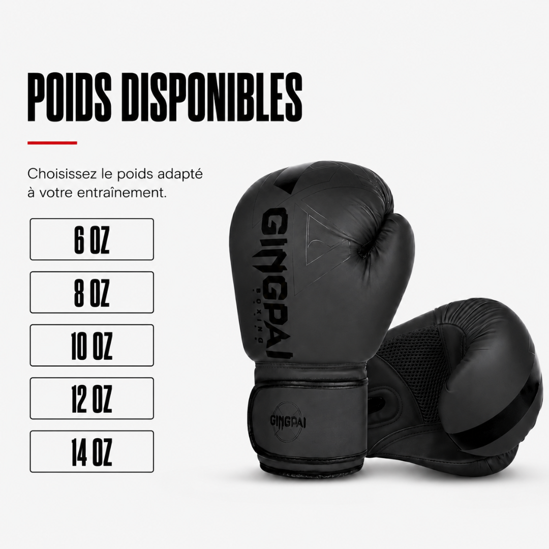 Gants de Boxe Mousse Haute Densité MaisonDuBoxeur