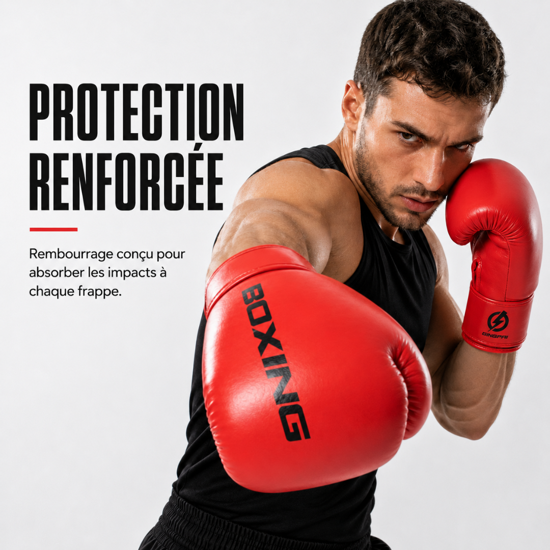 Gants de Boxe Cuir PU Premium MaisonDuBoxeur