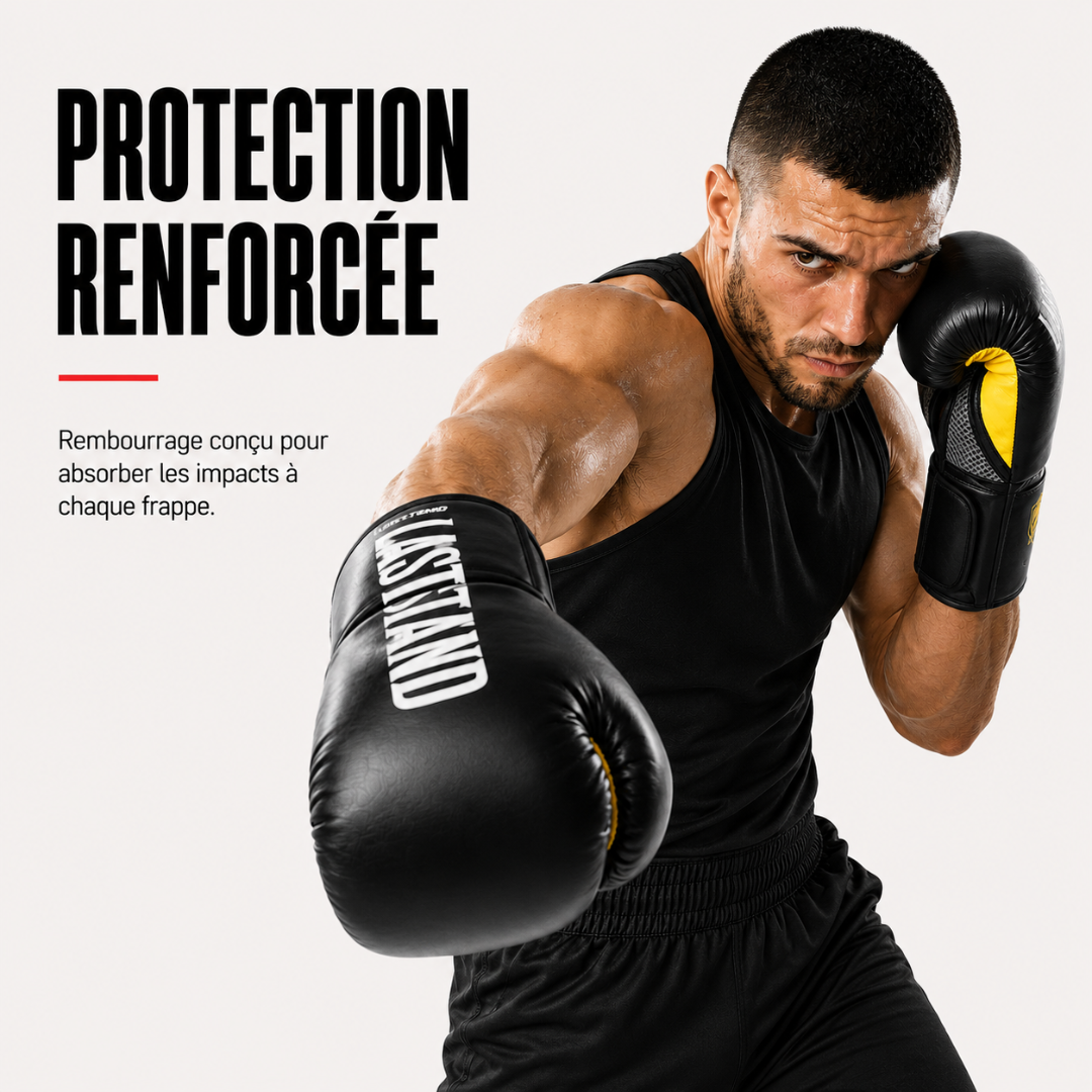 Gants de Boxe Respirants Cuir PU MaisonDuBoxeur
