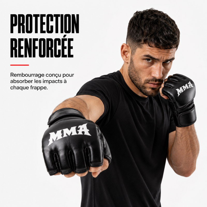 Gants MMA Légers – Cuir PU Boxe MaisonDuBoxeur