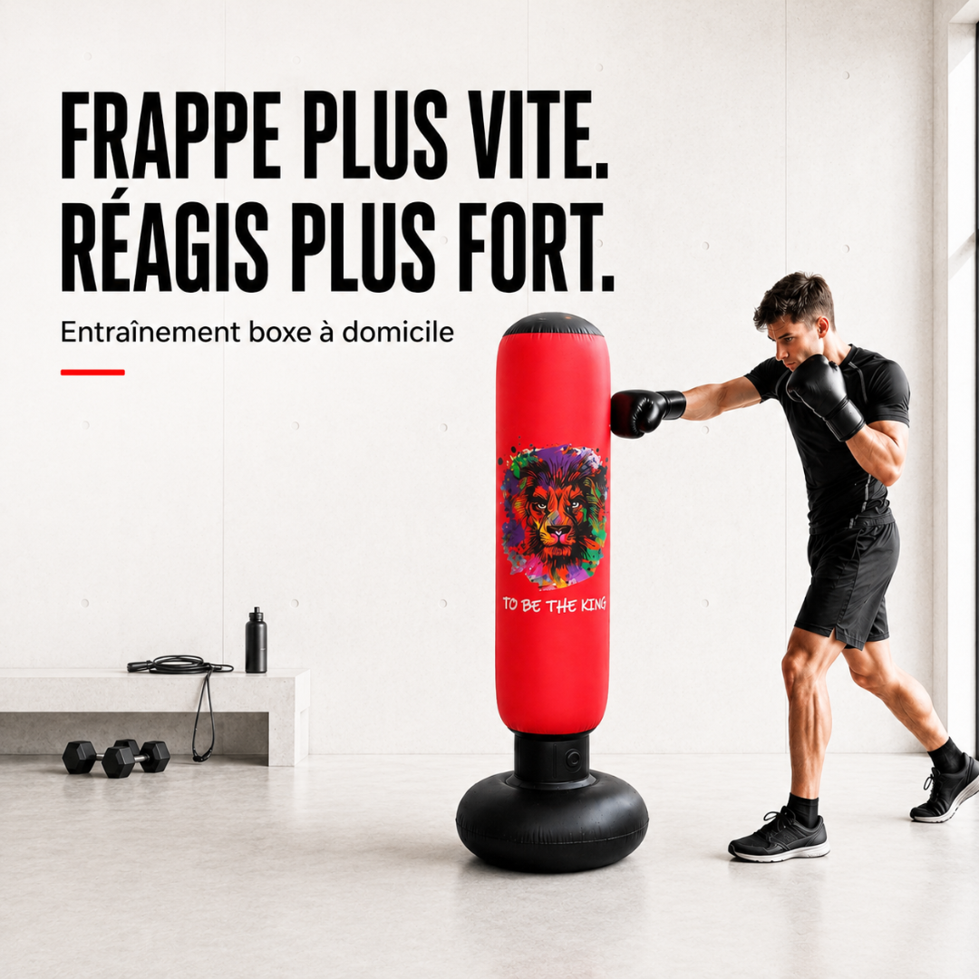 Punching Ball Gonflable Junior Lion 165 cm MaisonDuBoxeur