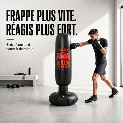 Punching Ball Gonflable 160 cm – PVC Renforcé MaisonDuBoxeur