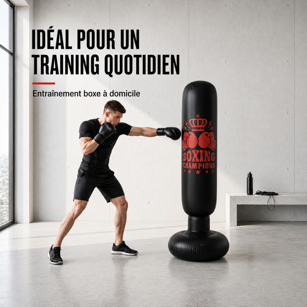 Punching Ball Gonflable 160 cm – PVC Renforcé MaisonDuBoxeur