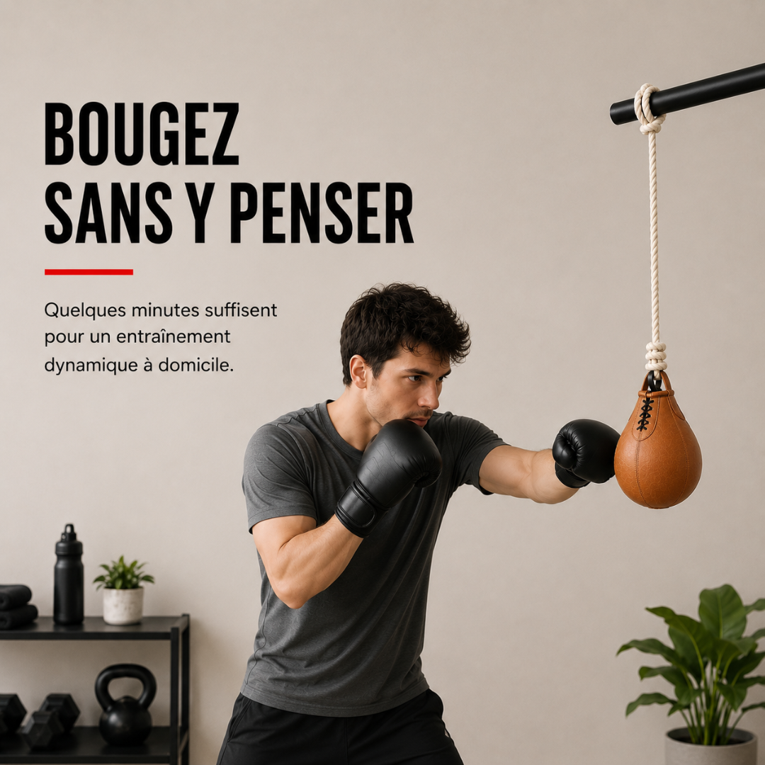 Punching Ball Suspendu Cuir Microfibre 1 kg MaisonDuBoxeur