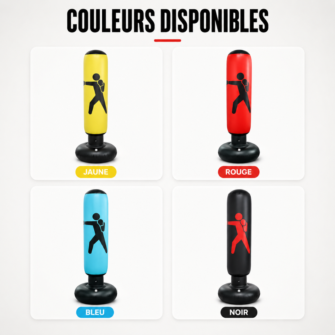 Punching Ball Gonflable 160 cm – 4 Coloris MaisonDuBoxeur