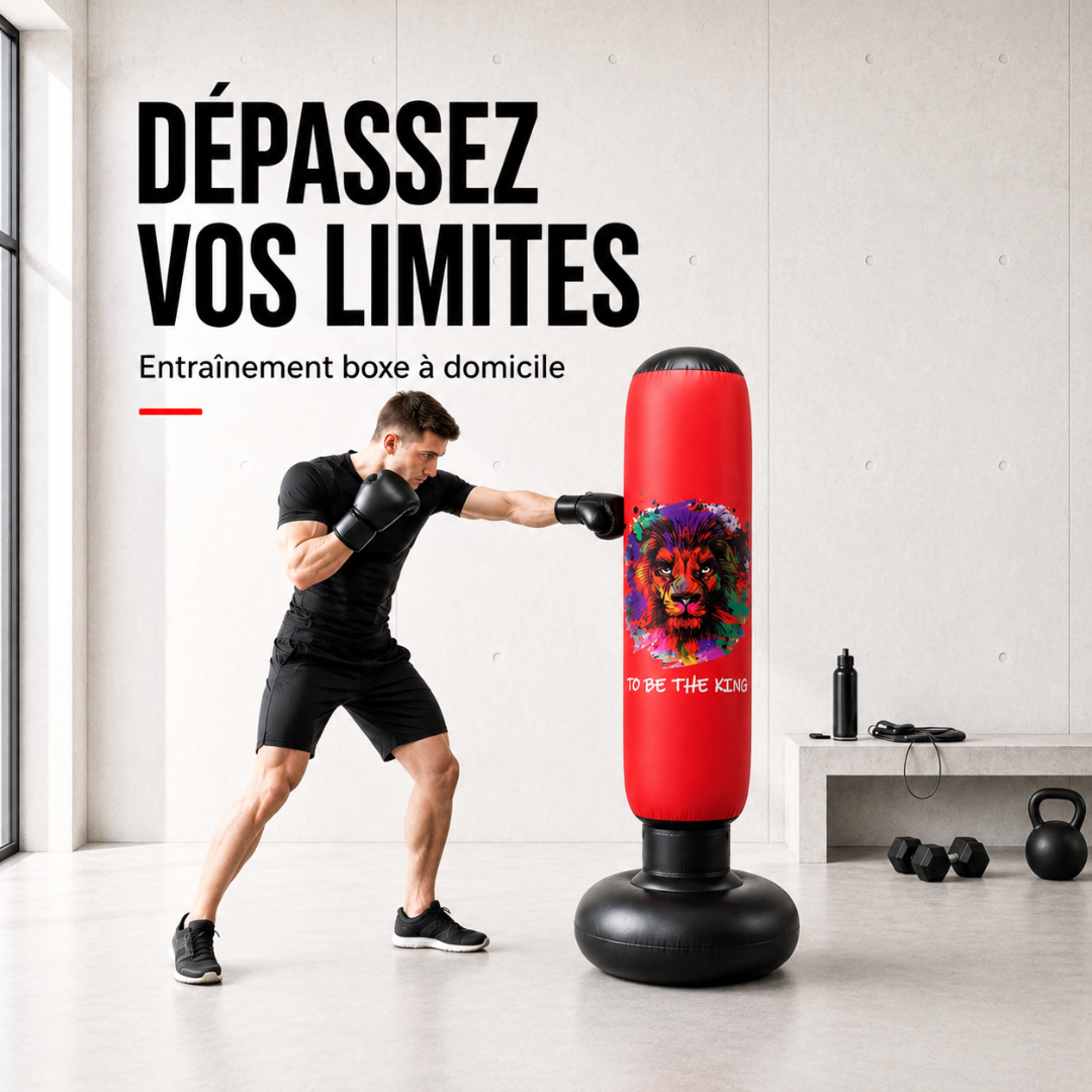 Punching Ball Gonflable Junior Lion 165 cm MaisonDuBoxeur