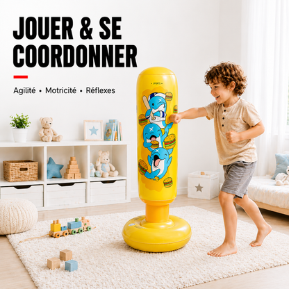 Punching Ball Gonflable Dauphin 130 cm MaisonDuBoxeur