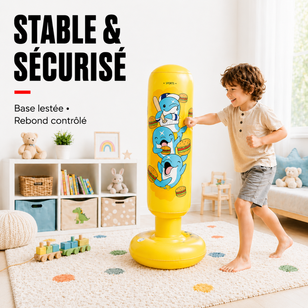 Punching Ball Gonflable Dauphin 130 cm MaisonDuBoxeur