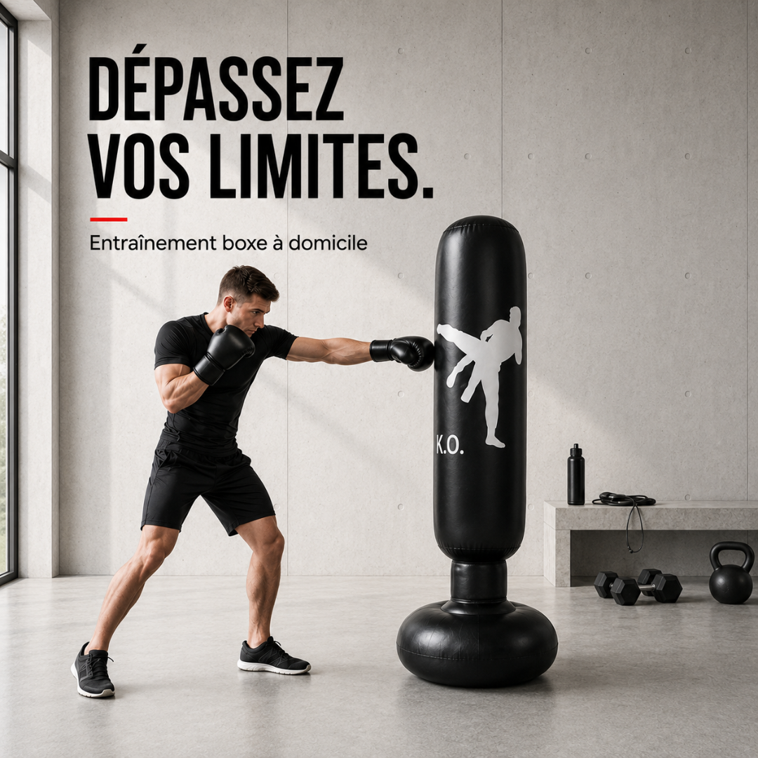 Punching Ball Gonflable 160 cm Rebond MaisonDuBoxeur