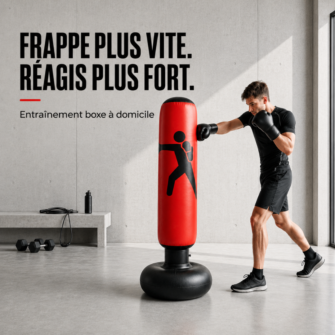 Punching Ball Gonflable 160 cm – 4 Coloris MaisonDuBoxeur