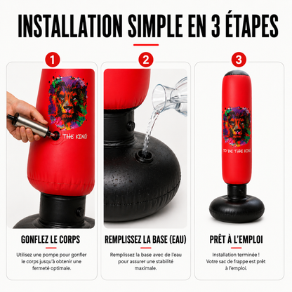 Punching Ball Gonflable Junior Lion 165 cm MaisonDuBoxeur