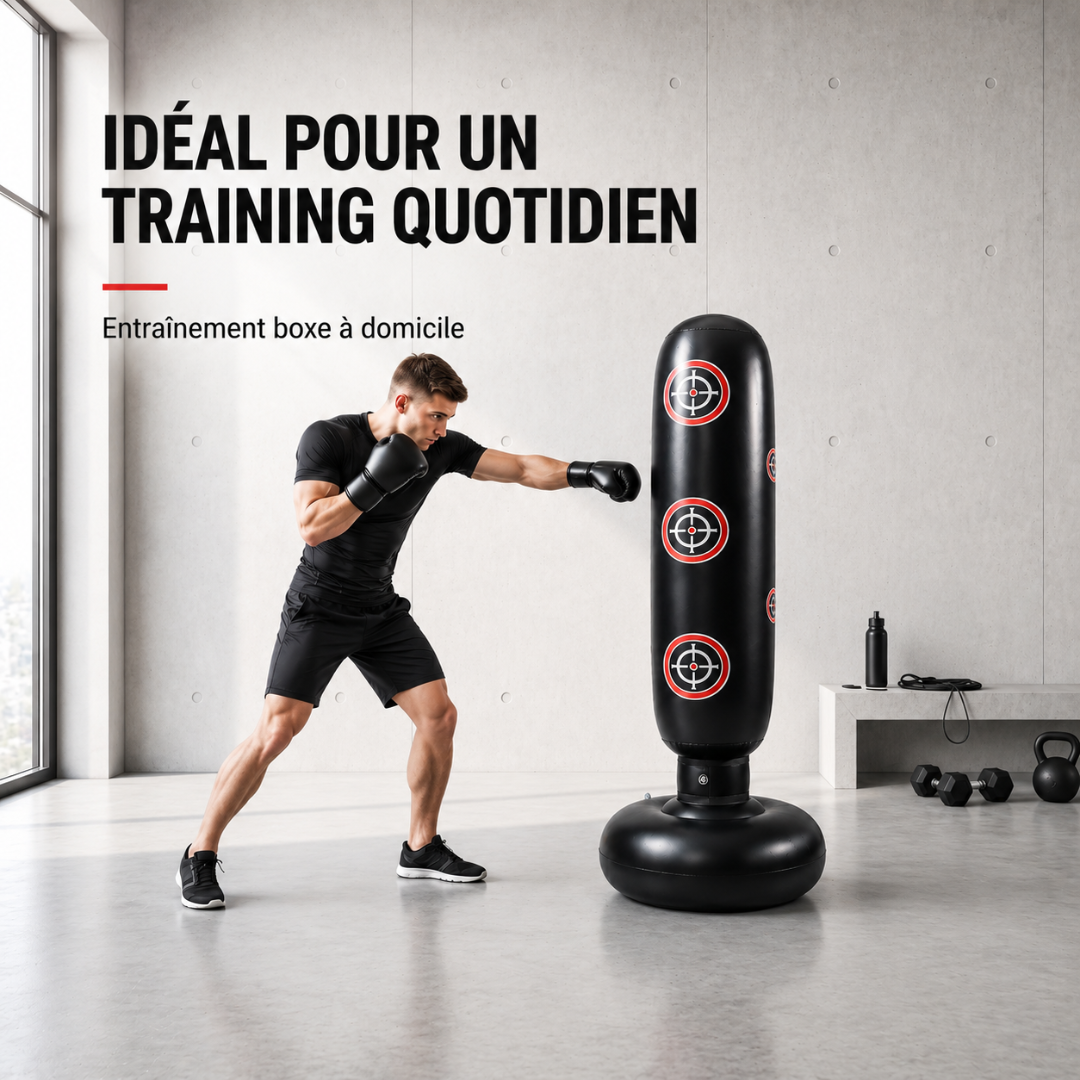 Punching Ball Gonflable 160 cm – Zones de Frappe MaisonDuBoxeur