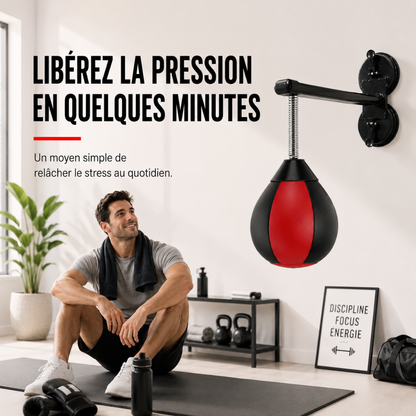 Punching Ball Mural Ventouse – Sans Perçage MaisonDuBoxeur