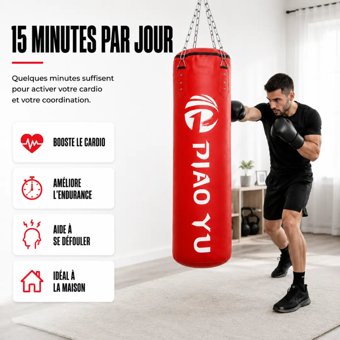 Sac de Frappe Cuir PU MaisonDuBoxeur