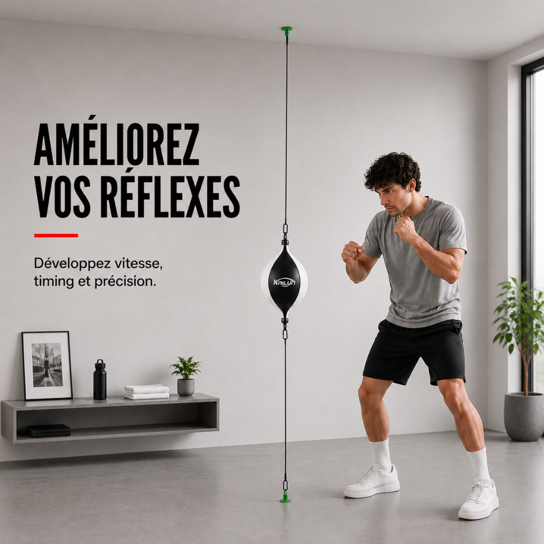 Balle de Vitesse Suspendue – Kit Complet MaisonDuBoxeur