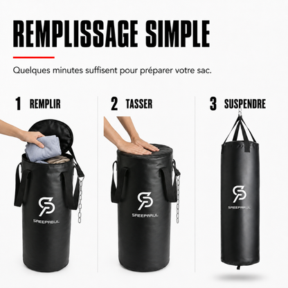 Sac de Frappe Cuir Synthétique MaisonDuBoxeur