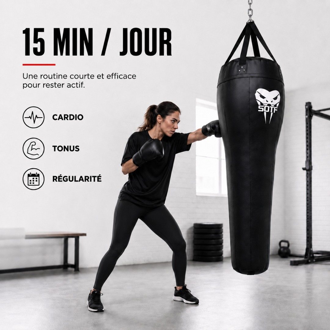 Sac de Frappe Muay Thai Forme Corps MaisonDuBoxeur