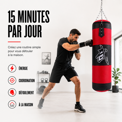 Sac de Frappe Toile Renforcée MaisonDuBoxeur