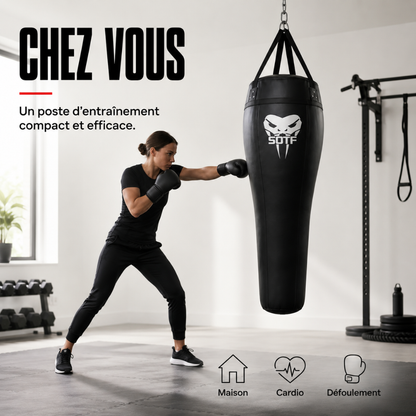 Sac de Frappe Muay Thai Forme Corps MaisonDuBoxeur