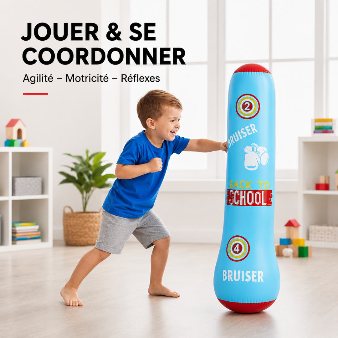 Punching Ball Gonflable Enfant Dès 3 Ans MaisonDuBoxeur