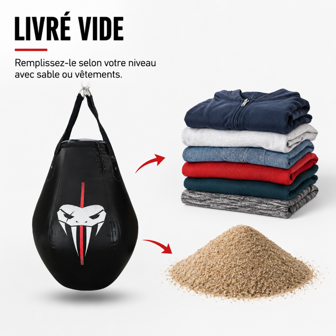 Sac de Frappe Poire Uppercuts MaisonDuBoxeur