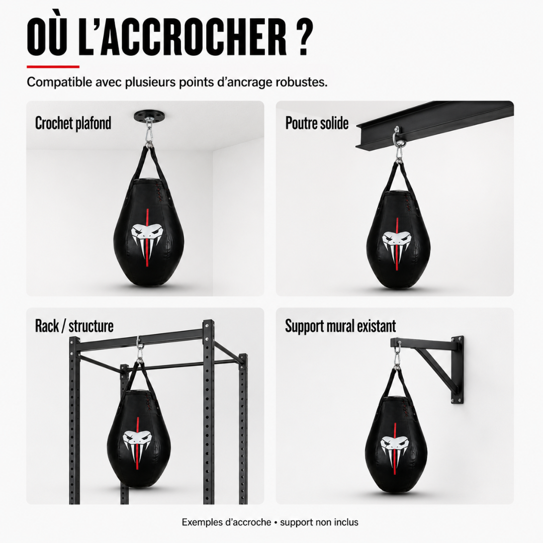Sac de Frappe Poire Uppercuts MaisonDuBoxeur