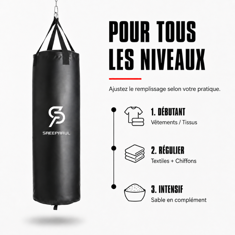 Sac de Frappe Cuir Synthétique MaisonDuBoxeur