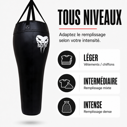 Sac de Frappe Muay Thai Forme Corps MaisonDuBoxeur