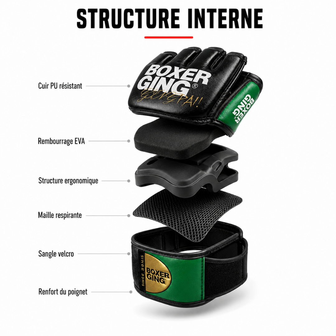 Gants MMA Ultra Légers Maille Respirante MaisonDuBoxeur