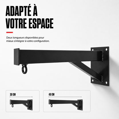 Potence Murale Sac de Frappe Acier MaisonDuBoxeur