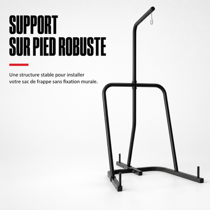 Support sur Pied Sac de Frappe Acier MaisonDuBoxeur