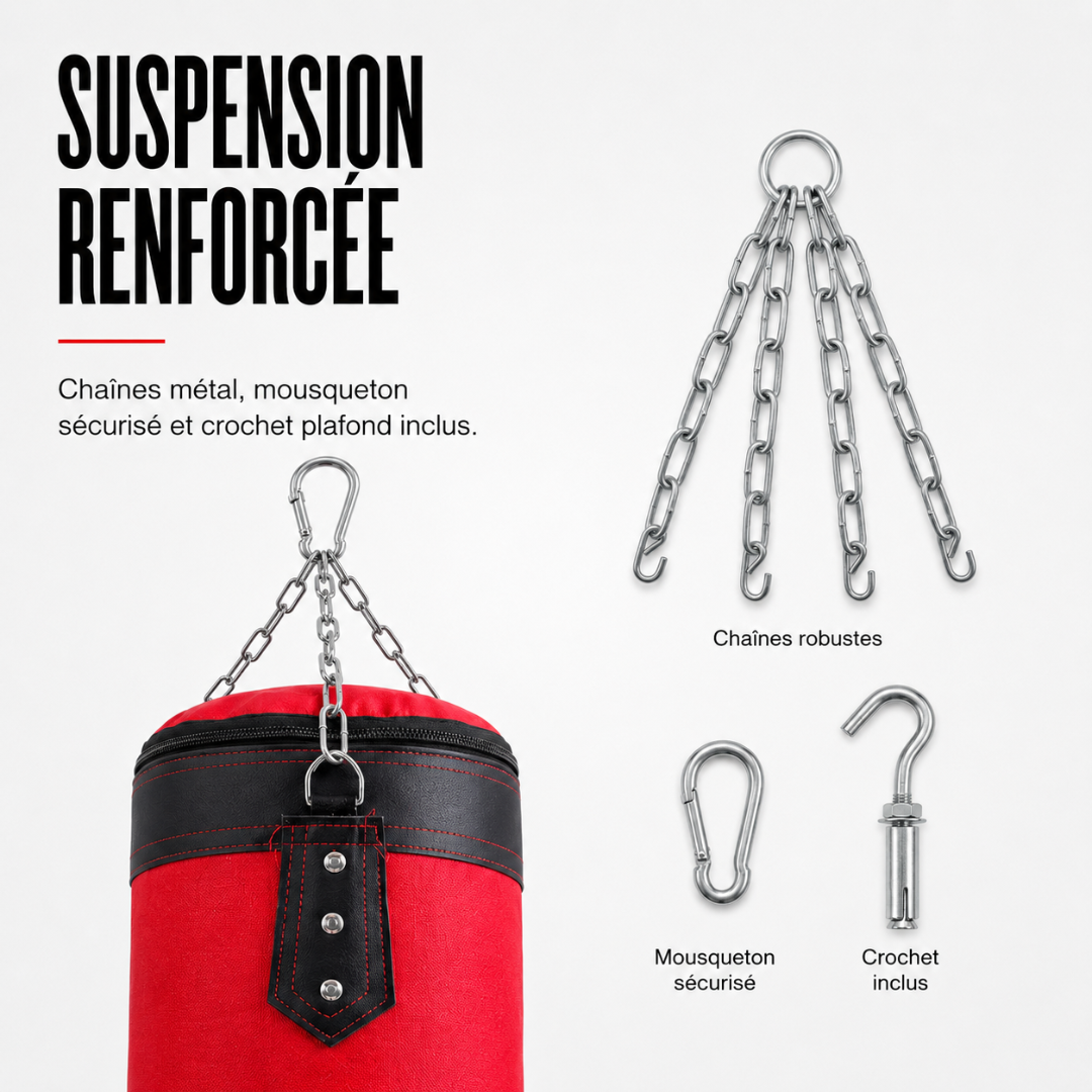 Sac de Frappe Toile Renforcée MaisonDuBoxeur