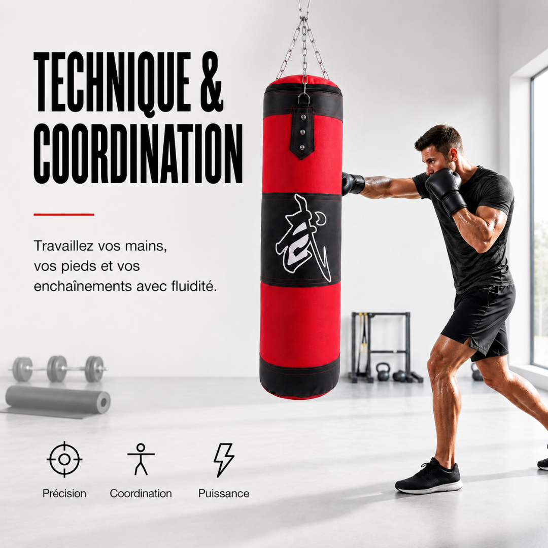 Sac de Frappe Toile Renforcée MaisonDuBoxeur
