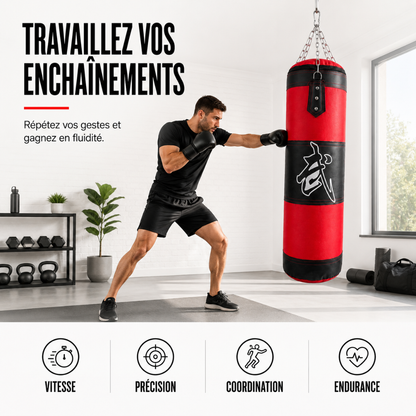 Sac de Frappe Toile Renforcée MaisonDuBoxeur