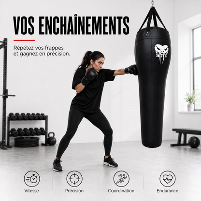 Sac de Frappe Muay Thai Forme Corps MaisonDuBoxeur